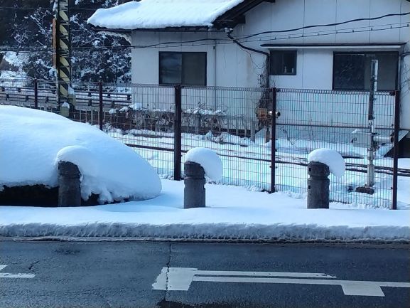 きのこのような雪